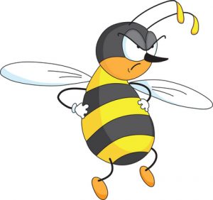 Angry bee